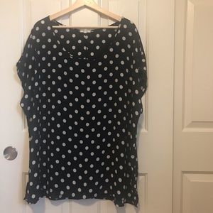 Macy’s Brand Polka Dot Tunic. 2X